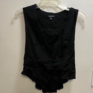 Bebe Black Sleeveless Chemise
